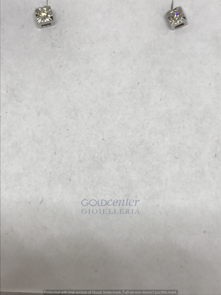 Orecchini Pg Gioielli in oro bianco e diamanti CT. 0,10 G VS ORDALIA-5