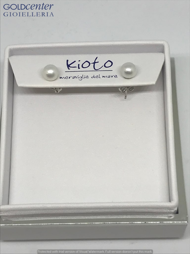 Orecchini Kioto, perle, oro e diamanti ct. 0,02 ORBR1-7